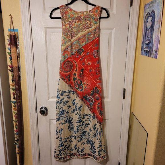 Free People Rare Festival Boho Bright Tank Dress 7 - Picture 1 of 8